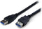 StarTech.com USB3SEXT1MBK - USB kabel - 1m SuperSpeed USB 3.0 M/F - Zwart