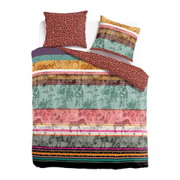 Melli Mello On the wild side Duvet cover Coral - 240x200/220CM (+70x60CM pillowcase 2pcs.)