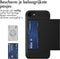 iMoshion Hoesje Geschikt voor iPhone 7 / 8 / SE (2020) / SE (2022) Hoesje - Ruimte voor 2 pasjes - iMoshion Backcover met pasjeshouder - Zwart
