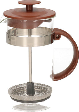 Cafetiere French Press koffiezetter bamboe 350 ml - Koffiezetapparaat voor verse koffie - 16 x 9 x 18 cm