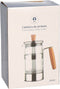 Cafetiere French Press koffiezetter bamboe 350 ml - Koffiezetapparaat voor verse koffie - 16 x 9 x 18 cm