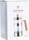 Cafetiere French Press koffiezetter bamboe 350 ml - Koffiezetapparaat voor verse koffie - 16 x 9 x 18 cm