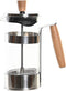 Cafetiere French Press koffiezetter bamboe 350 ml - Koffiezetapparaat voor verse koffie - 16 x 9 x 18 cm