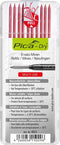 Pica 4031 - Navulling markeerpotlood - Set van 10 - Rood