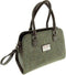 Handtas Findhorn Visgraat Groen - Stevig - Draagband - Harris Tweed - Glen Appin of Scotland