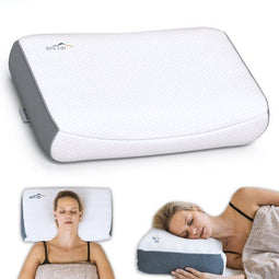 Best Life Dinara - Hoofdkussen - Ergonomisch Traagschuim - Wit