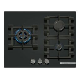 BOSCH PNC6B6K40 - Gaskookplaat - 3 Kookzones - Zwart