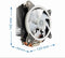 Gembird CPU-HURACAN-ARGB-X130 - Box ventilator - 150W 4 heatpipes - Multicolour