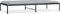 vidaXL - Bedframe - metaal - zwart - 90x200 - cm