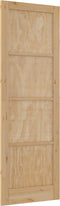 vidaXL - Interne - Deur - 'ORKDAL'78x232x4 - cm - Massief - Grenenhout
