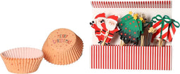 Cakevorm set 48dlg xmas design kerstversiering