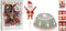 Cakevorm set 48dlg xmas design kerstversiering