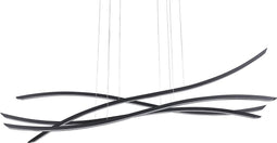 CALAO - Hanglamp 4 lampen - Zwart - Staal