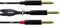 Cordial CFY 1.5 VPP - Kabel 1,5 m - 2x 6,3 mm jackplug - Zwart