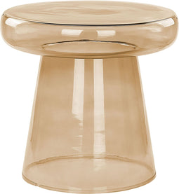 CALDERA - Bijzettafel - Goudbruin - Glas