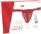 Red Brazilian Panty and Strawberry Slide Gel 50 ml