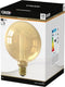 Calex Crown Series LED Lamp - E27 - G125 Lichtbron Goud - 3.5W - Dimbaar