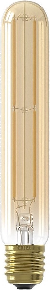 Calex filament LED buislamp E27 4.5W 470lm 2100K Goud Dimbaar Ø3.2x18.5cm T32