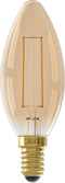 Calex Filament LED Lamp - E14 - B35 Lichtbron Goud - 3.5W - Dimbaar