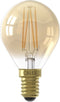 Calex Filament LED Lamp - E14 - P45 Lichtbron Goud - 3.5W - Dimbaar
