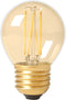 Calex Filament LED Lamp - E27 - P45 Lichtbron Goud - 3.5W - Dimbaar