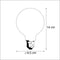 Calex Filament LED Lamp - G95 Vintage Lichtbron - E27 - Goud - Warm Wit Licht - Dimbaar