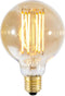 Calex Filament LED Lamp - G95 Vintage Lichtbron - E27 - Goud - Warm Wit Licht - Dimbaar