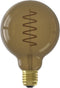 Calex LED Filament Lamp - Globe 9,5cm - E27 - Lichtbron Natural - Dimbaar - Warm Wit licht - 4W