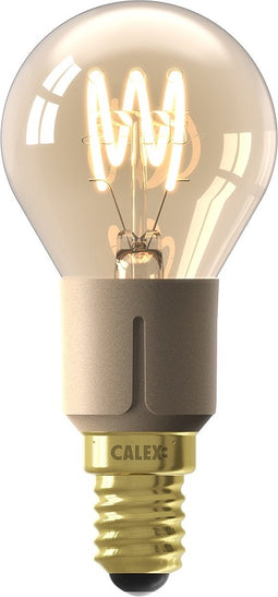 Calex LED Kogellamp E14 4W 265-140-40lm 2100K Goud 3-staps dimbaar P45