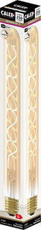 Calex LED Spiraal Filament Buis Lamp - E27 - T32 Lichtbron Goud - 3.8W - Dimbaar