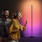 Calex Slimme LED Vloerlamp - Multifunctionele WiFi Hoeklamp - Staande Lamp - Sfeerverlichting - RGB en Wit Licht - App