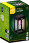 Calex Smart Outdoor Solar Buitenlamp - Slimme Wandlamp Lantaarn - RGB en Warm Wit - Buitenverlichting - Zwart