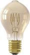 Calex Spiraal Filament LED Lamp - E27 - A60 Lichtbron Goud - 3.8W - Dimbaar