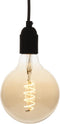 Calex Spiraal Filament LED Lamp - G125 Vintage Lichtbron - E27 - Goud - Warm Wit Licht - Dimbaar