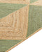 CALIS - Laagpolig vloerkleed - Beige/Groen - 200 x 300 cm - Jute