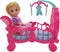 Calleigh Mini Bed inclusief Pop en Kam - Roze