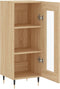 vidaXL - Dressoir - 34,5x34x90 - cm - bewerkt - hout - sonoma - eiken