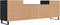 vidaXL - Tv-meubel - 160x35x55 - cm - bewerkt - hout - zwart