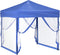 vidaXL - Partytent - inklapbaar - met - zijwanden - 2x2 - m - wit