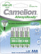 Camelion AlwaysReady Solar NiMH Batterij Micro (AAA) met 600mAh - 4 stuks