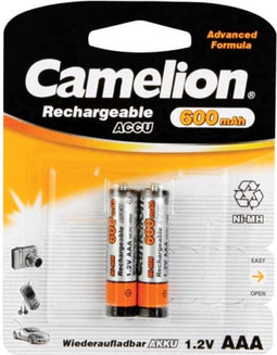 Camelion NiMH AAA 1.2V-600mAh (2/kaart)