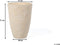 CAMIA - Plantenbak - Beige - 51 cm - Stenenmix