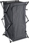 Camp Active Campingkast - Vouwkast - Meeneemhendel - 3 Lagen - Met Rits - Antraciet