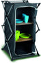 Camp Active Campingkast - Vouwkast - Meeneemhendel - 3 Lagen - Met Rits - Antraciet