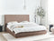 CAMPAGNE - Tweepersoonsbed met opbergruimte - Donkerbruin - 180 x 200 cm - Polyester