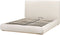 CAMPAGNE - Tweepersoonsbed met opbergruimte - Lichtbeige - 160 x 200 cm - Polyester