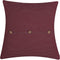CAMPANULA - Sierkussen set van 2 - Rood - 43 x 43 cm - Polyester