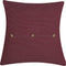 CAMPANULA - Sierkussen set van 2 - Rood - 43 x 43 cm - Polyester
