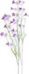 Campanula spray reeva purple 105 cm kunstbloemen
