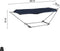 Campart Hangmat met Standaard BE-0640 - Opvouwbaar en lichtgewicht - Stalen Frame - Draagvermogen 150 kilo - inclusief Opbergtas - Blauw